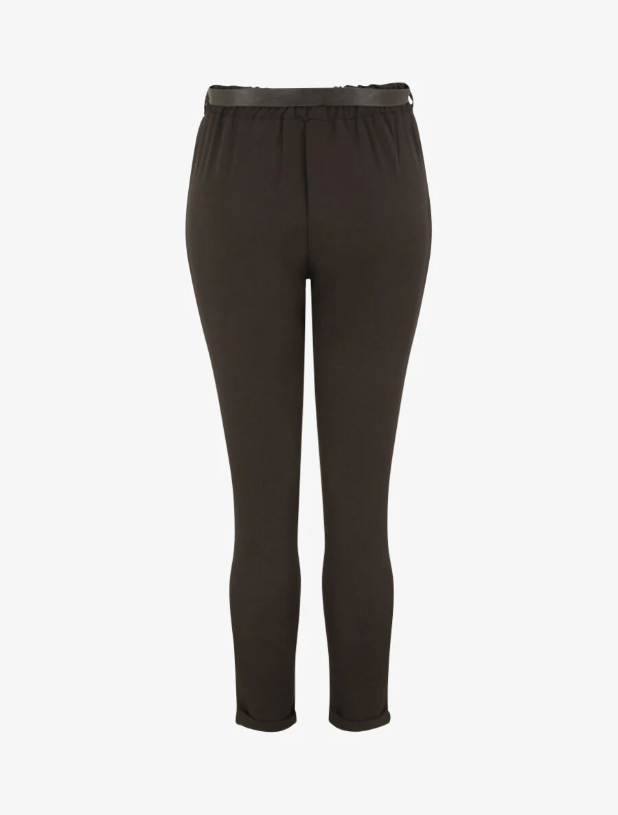 7/8 pincet broek - Zwart - Image 2