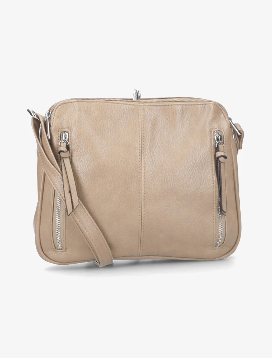 Amara schoudertas - Beige