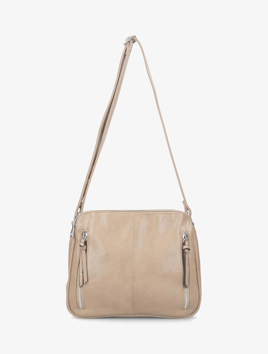 Amara schoudertas - Beige - Image 4
