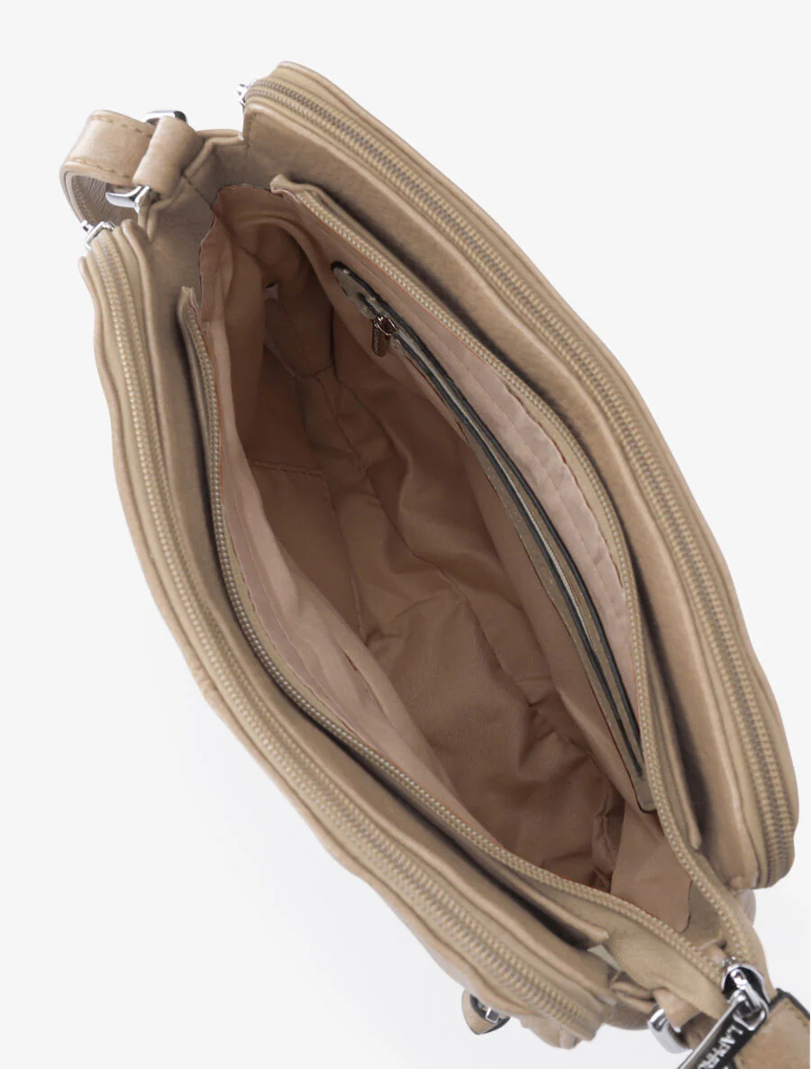 Amara schoudertas - Beige - Image 5