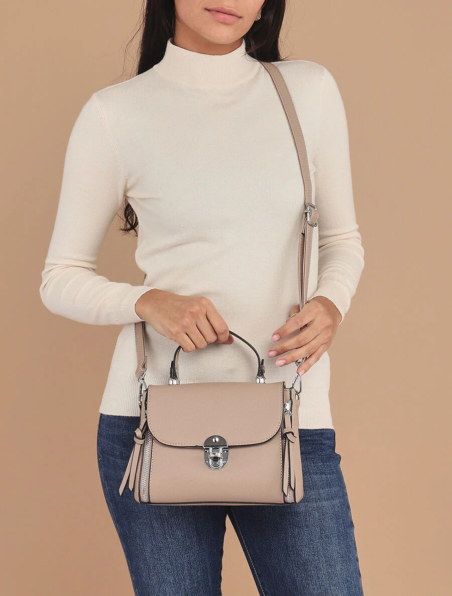 Amaye-handtas - Taupe - Image 7