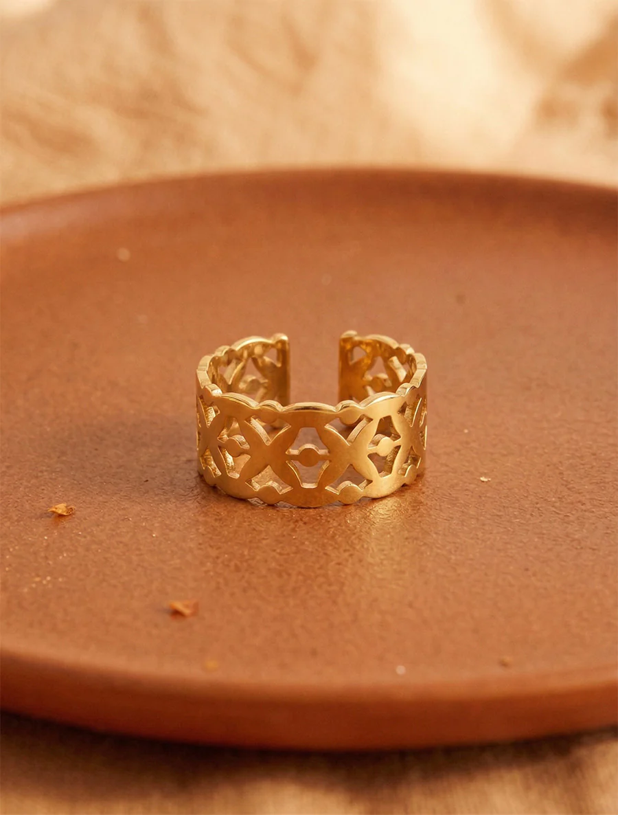 Arabesken ring - Goud