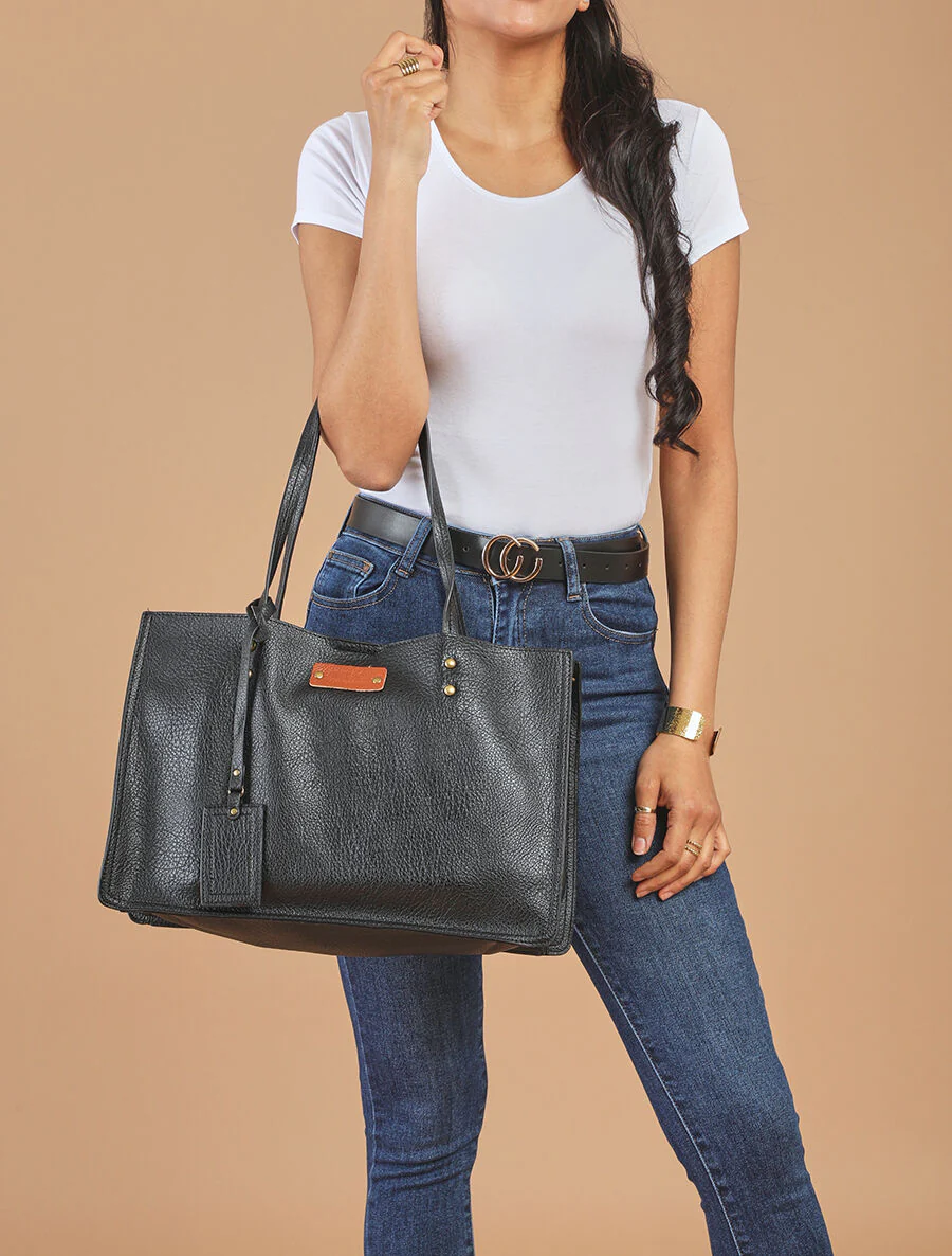 Asiya Handtas - Zwart - Image 5
