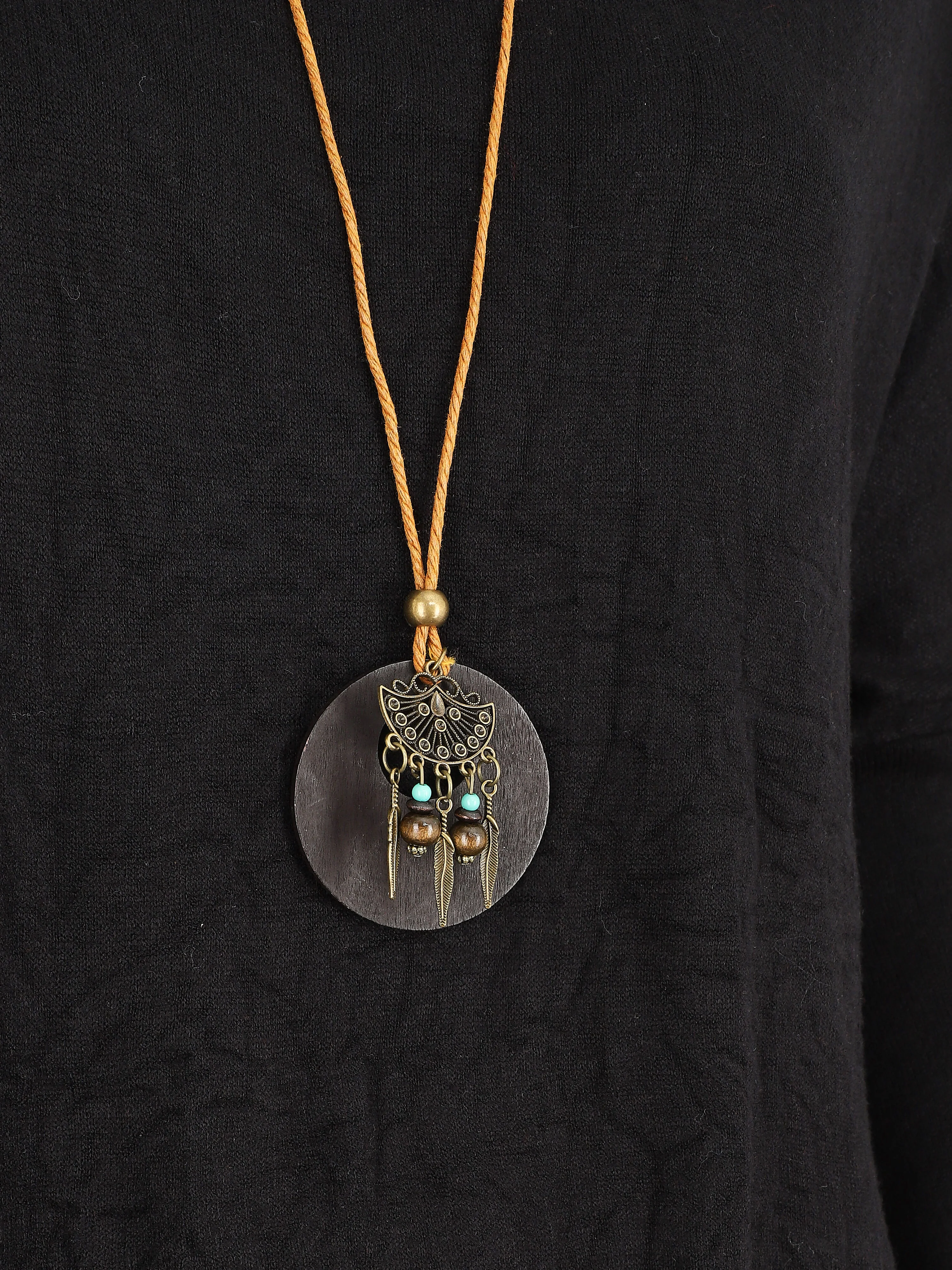 Asymmetrische lage batwing-trui - Zwart - Image 3