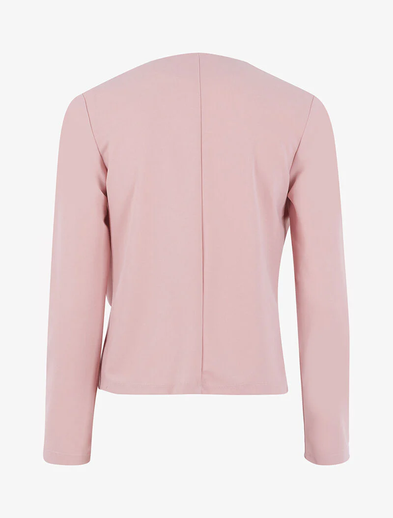 Jas met asymmetrische panden - roze - Image 3