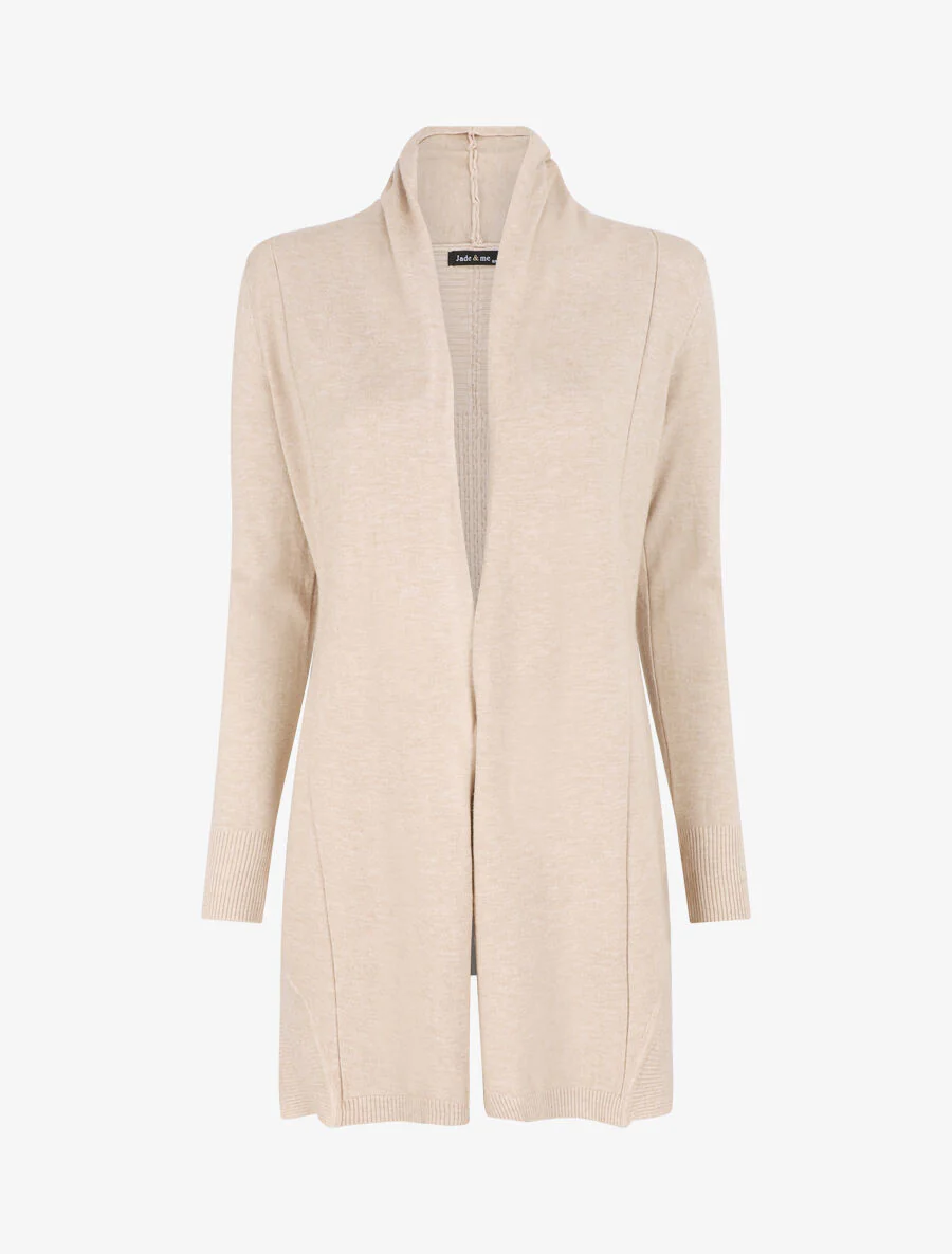 Basic gebreid vest - Beige