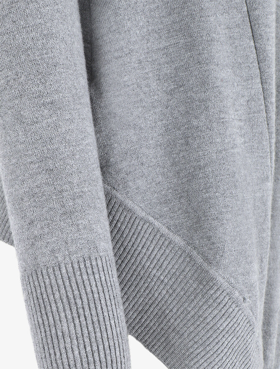 Basic gebreid vest - Grijs - Image 3