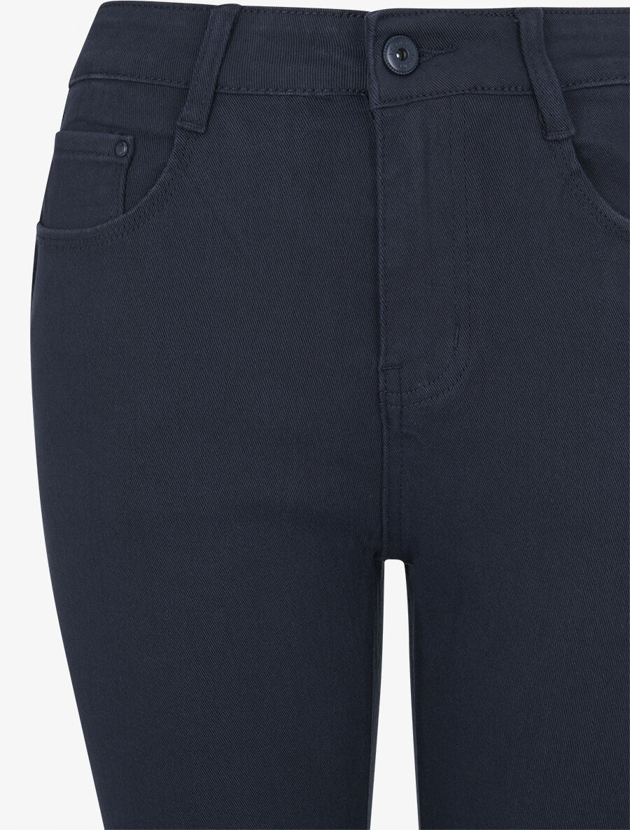 Basic slim-fit push-up jeans - Donkerblauw - Image 3