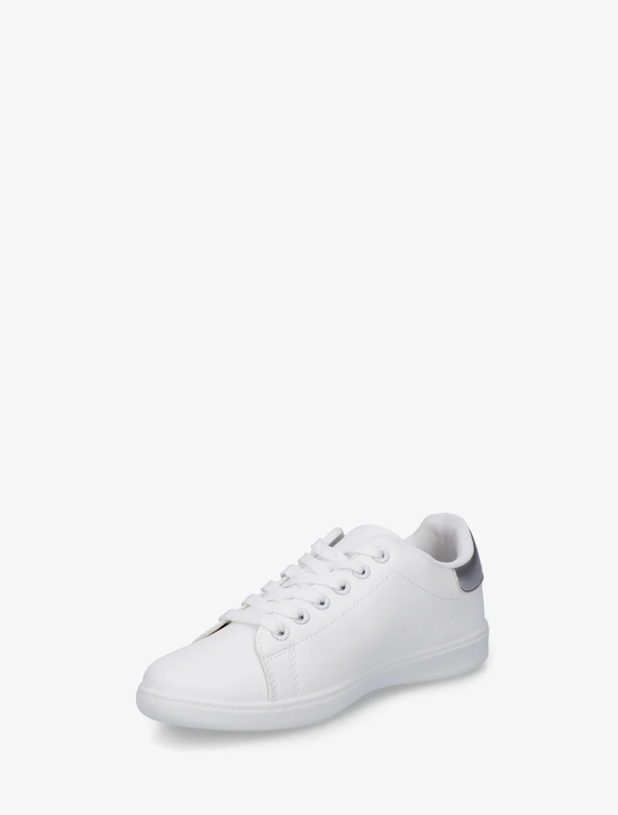 Basic sneakers van imitatieleer - Geld - Image 3