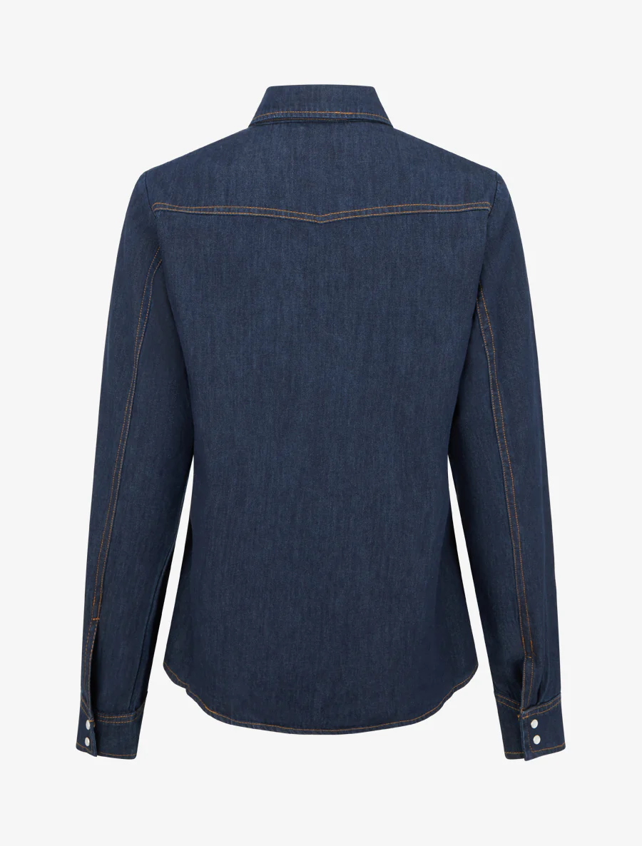 Basis spijkerblouse - Ongerept blauw - Image 2