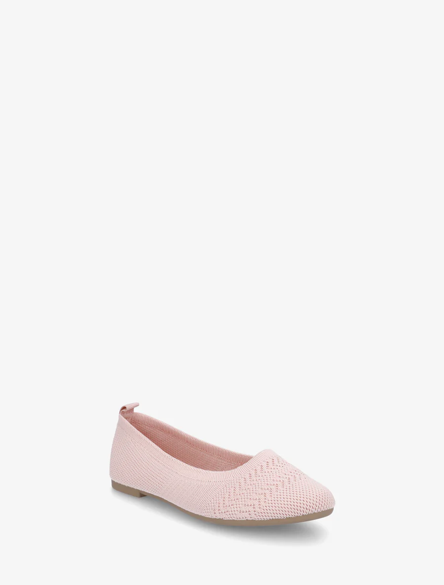 Basisballerina's van stof - Roos - Image 2