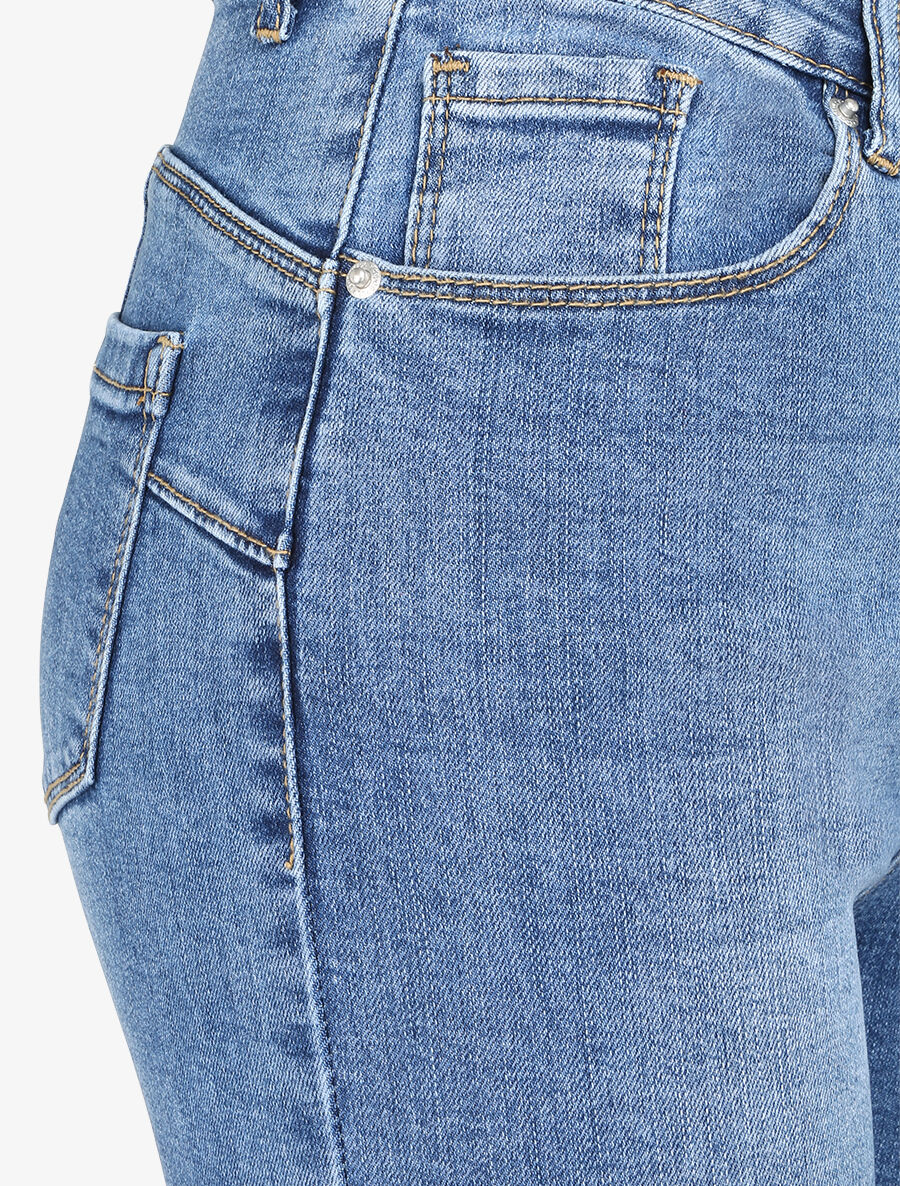 Basische Jean Push Up - Blauw denim - Image 3