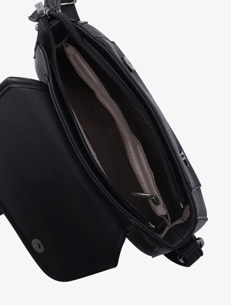 Bellerose schoudertas - zwart - Image 4