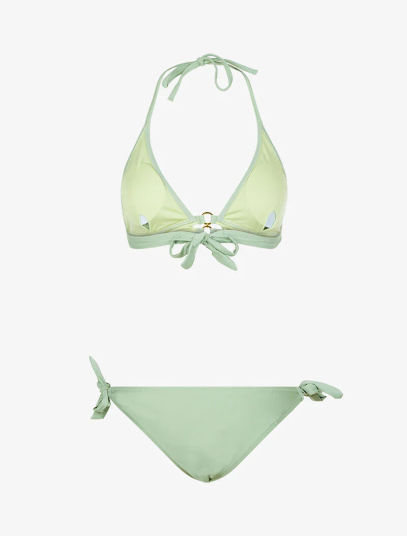 Bikini met metalen details - amandelgroen - Image 2