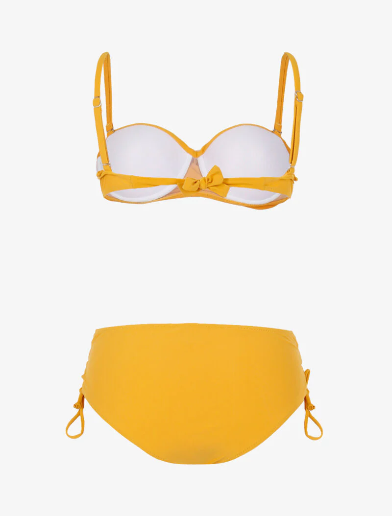 Bikini met veterbroekje - geel - Image 2