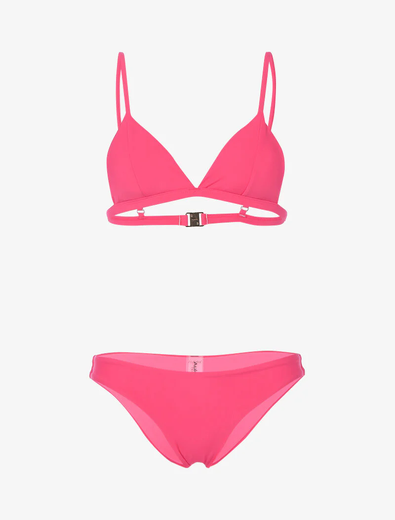 Basis driehoekige bikini - fuchsia