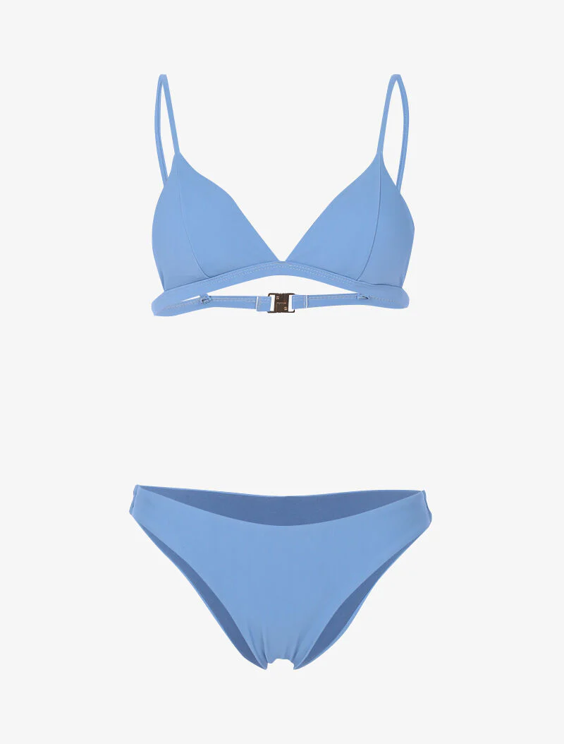 Basis driehoekige bikini - blauw