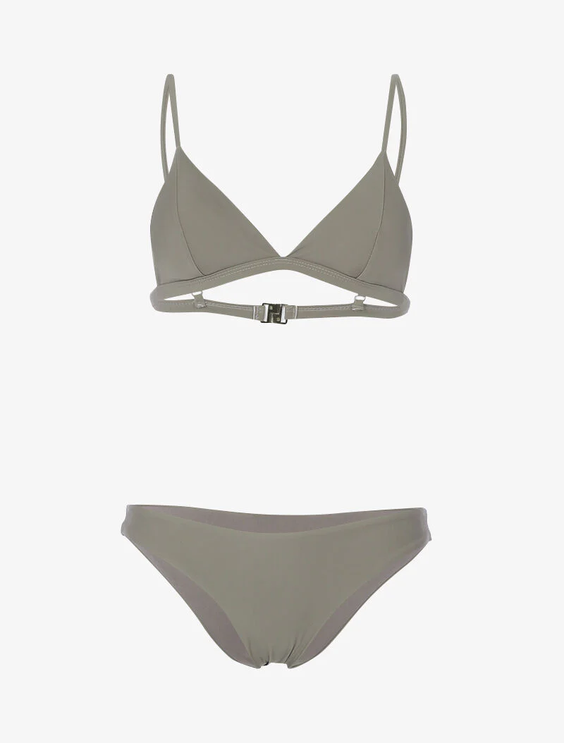 Basis driehoekige bikini - taupe