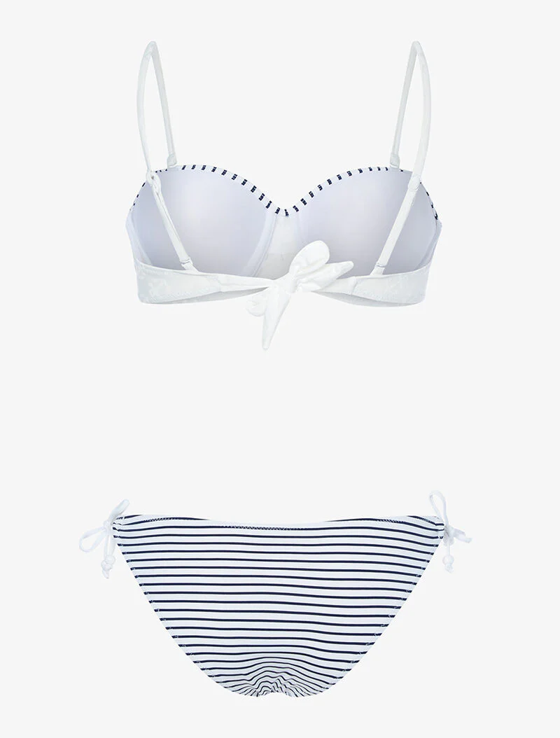 Bikini inspiratie matroos - wit - Image 2