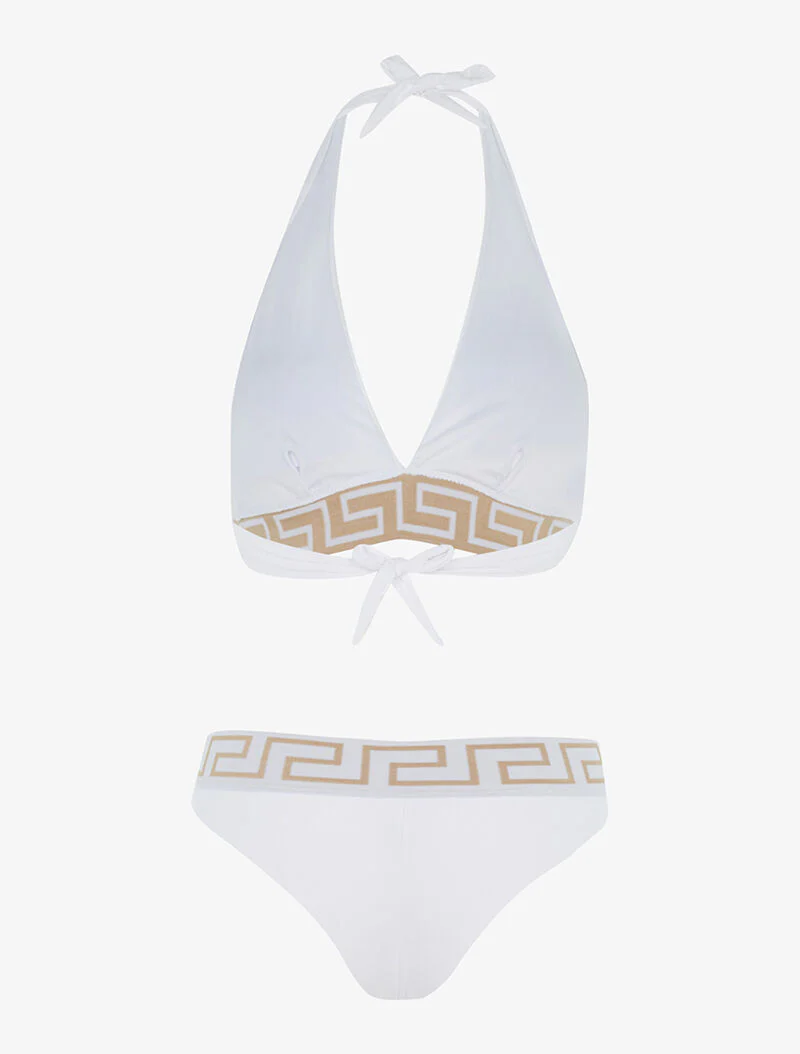 Grieks bedrukt bikini - wit - Image 2