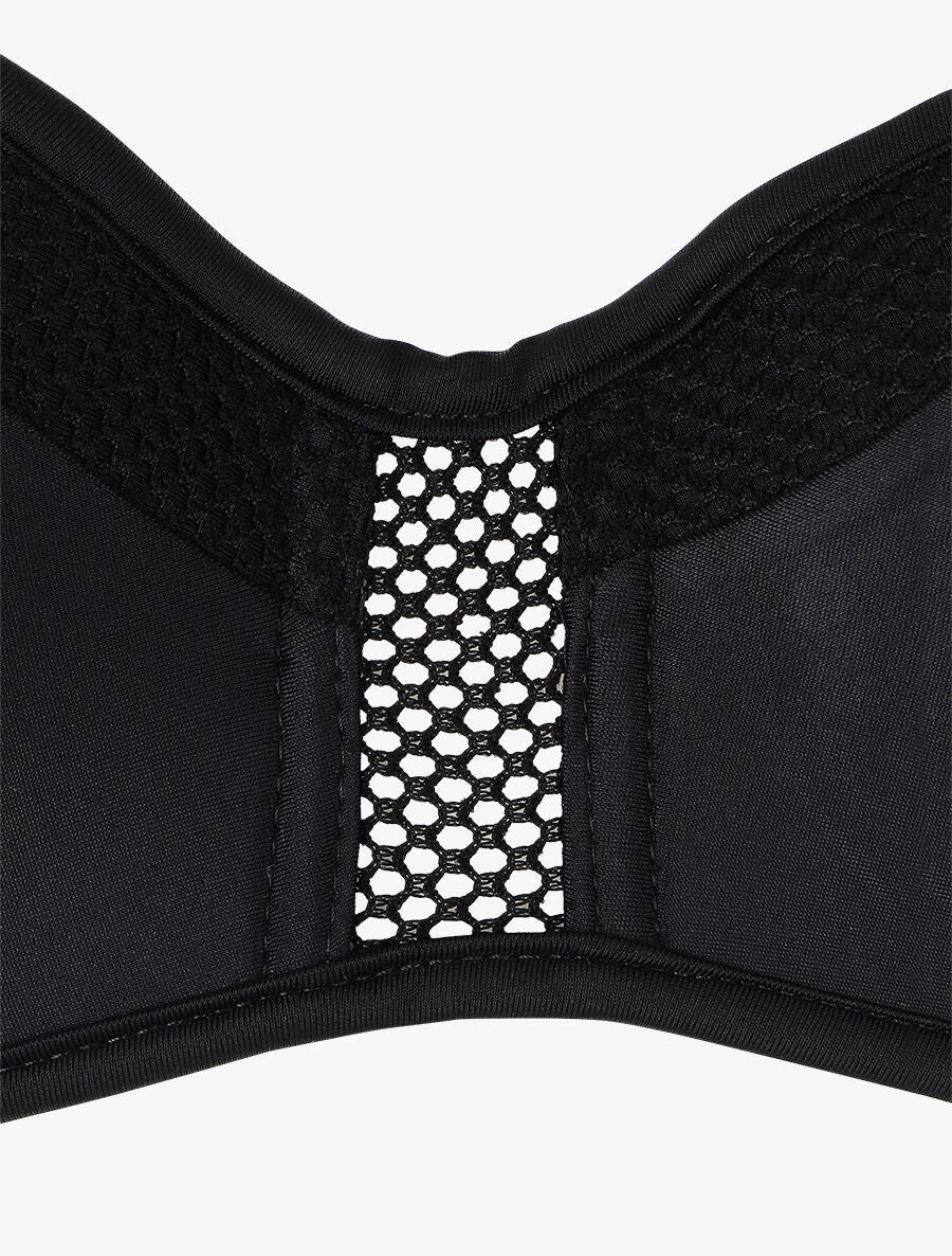Bikini met kantdetail - Zwart - Image 3