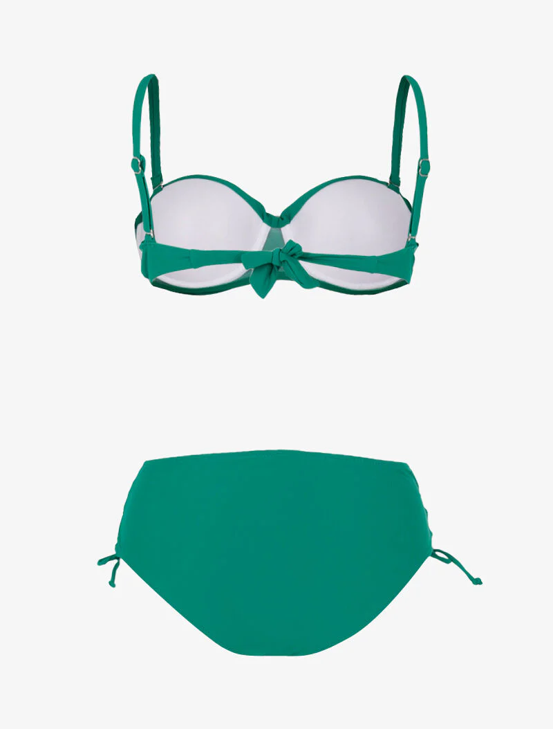 Bikini met veterbroekje - groen - Image 2