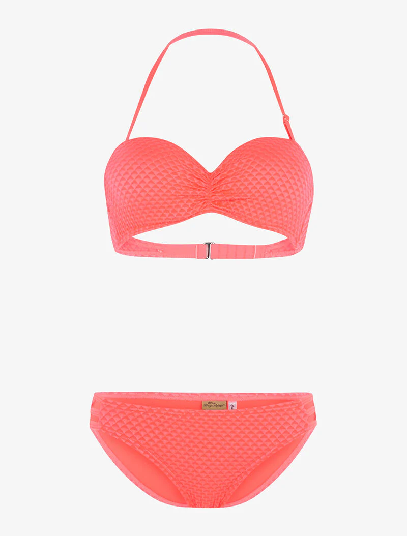Bikini ruitnaden - koraal