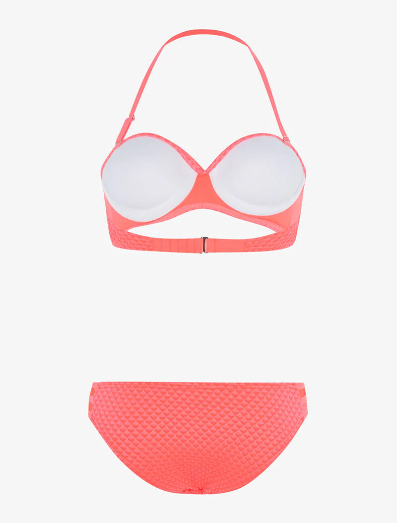 Bikini ruitnaden - koraal - Image 2