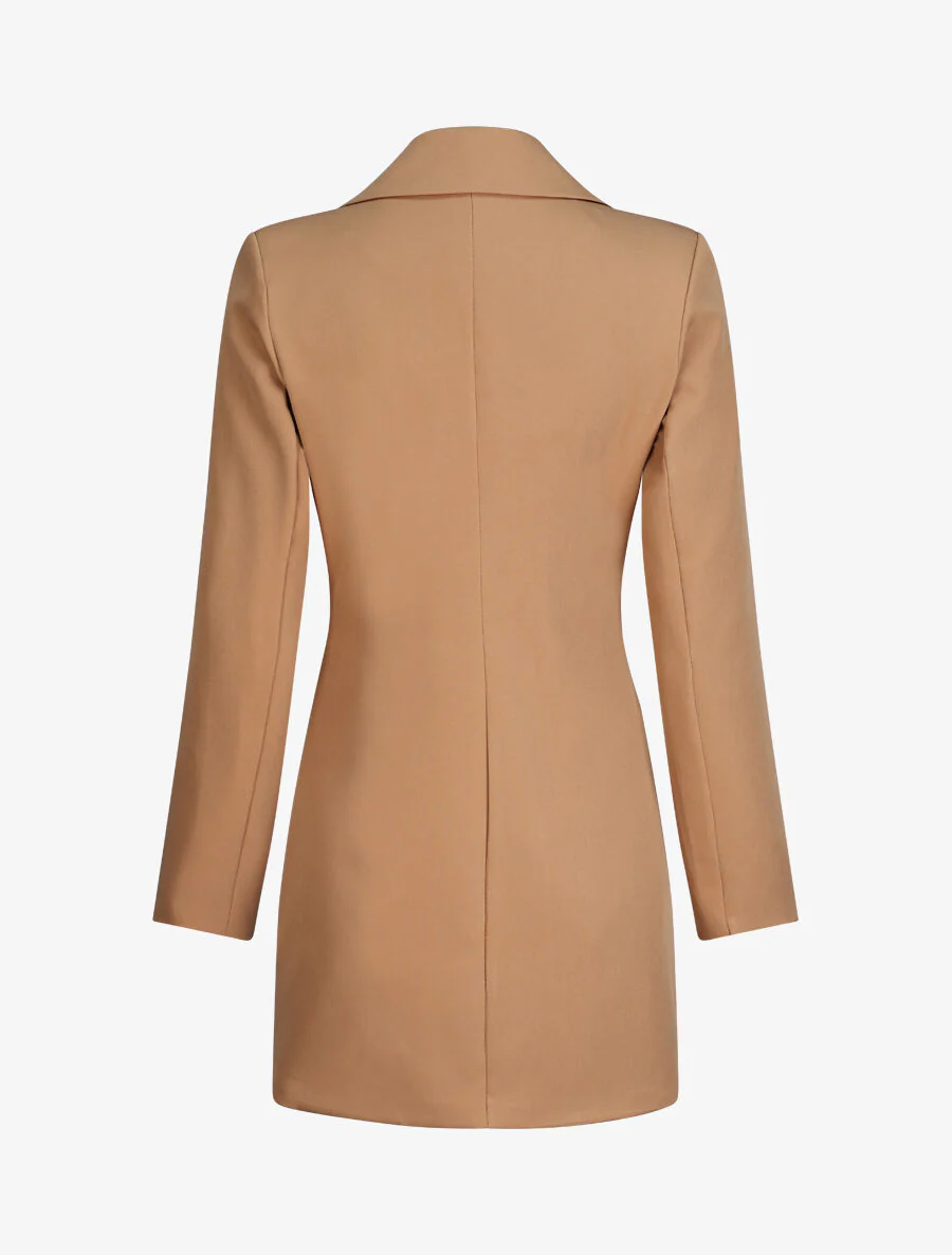Extra lange blazer - Camel - Image 2