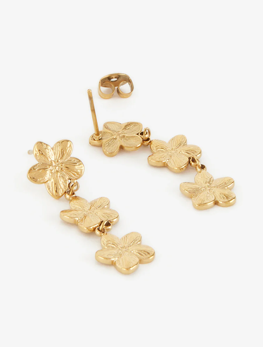 Bloemoorbellen hangend - Goud - Image 3