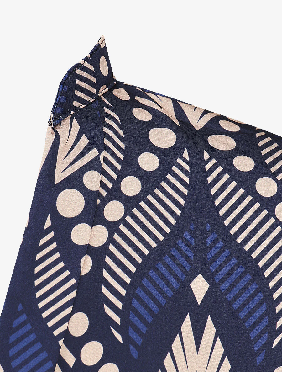 Blouse imprimé fantaisie - Donkerblauw - Image 3