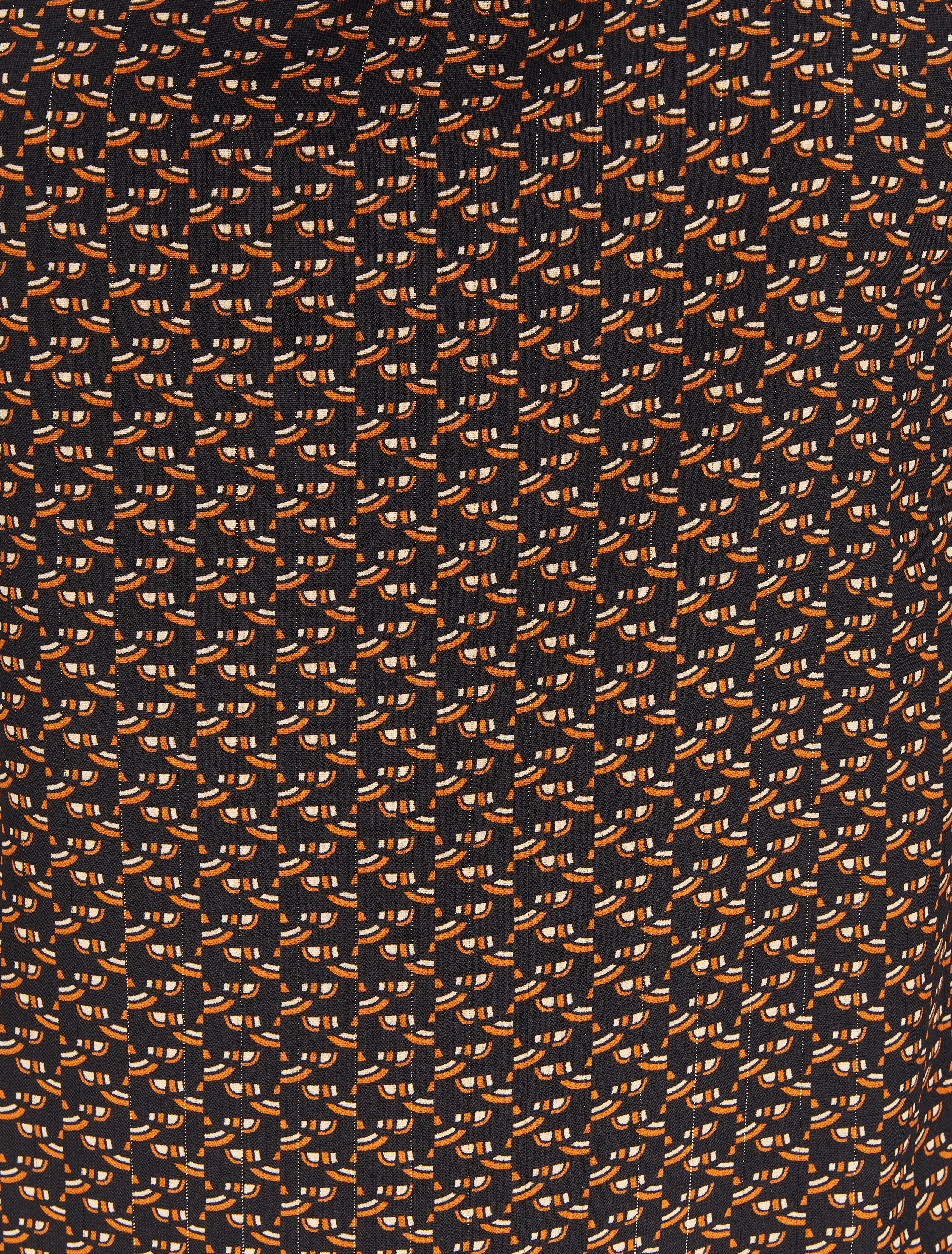 Blouse met lavallièrekraag met grafische print - Zwart - Image 4