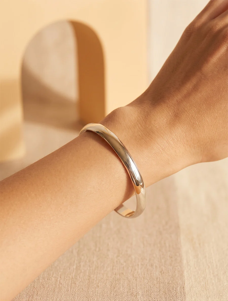 Bold bangle armband - Geld