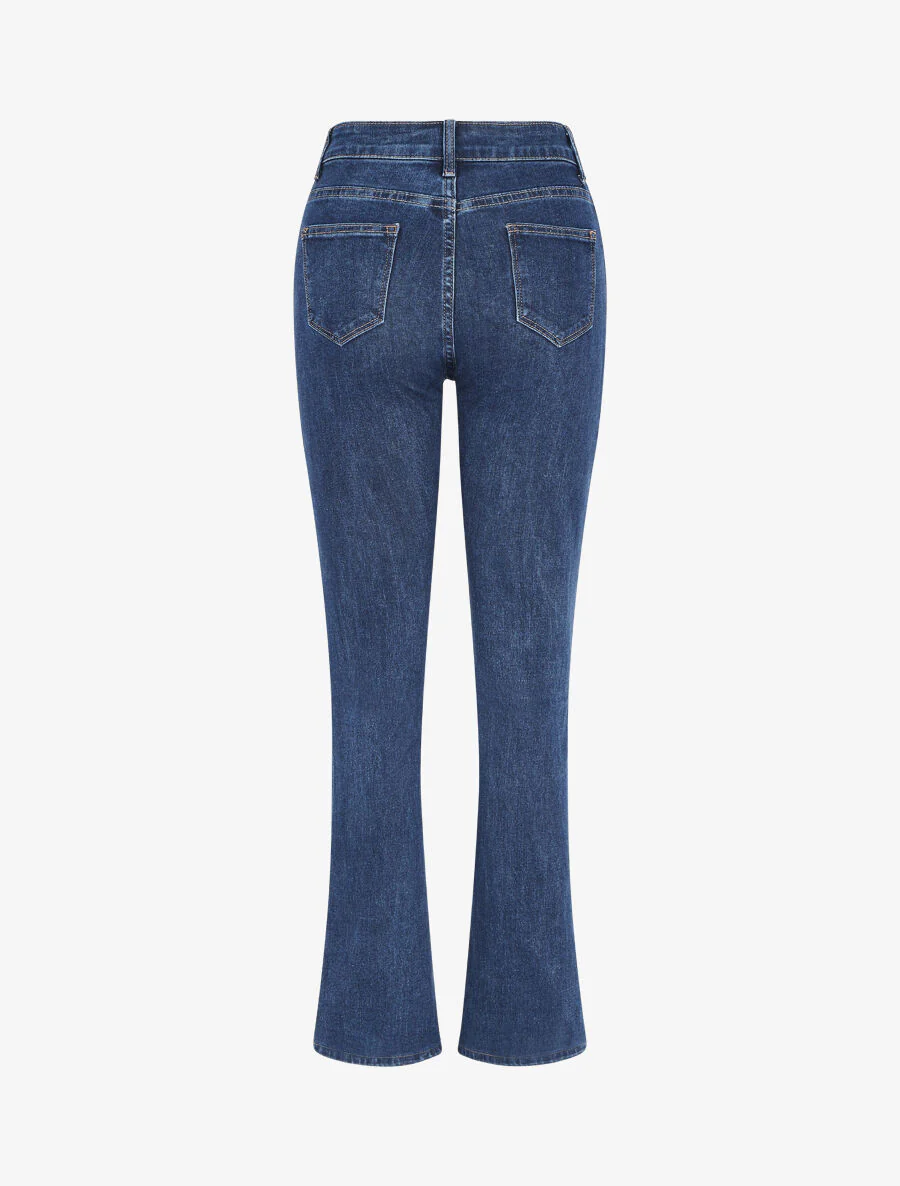 Bootcut jeans met zakken aan de voorkant - blauw - Image 2