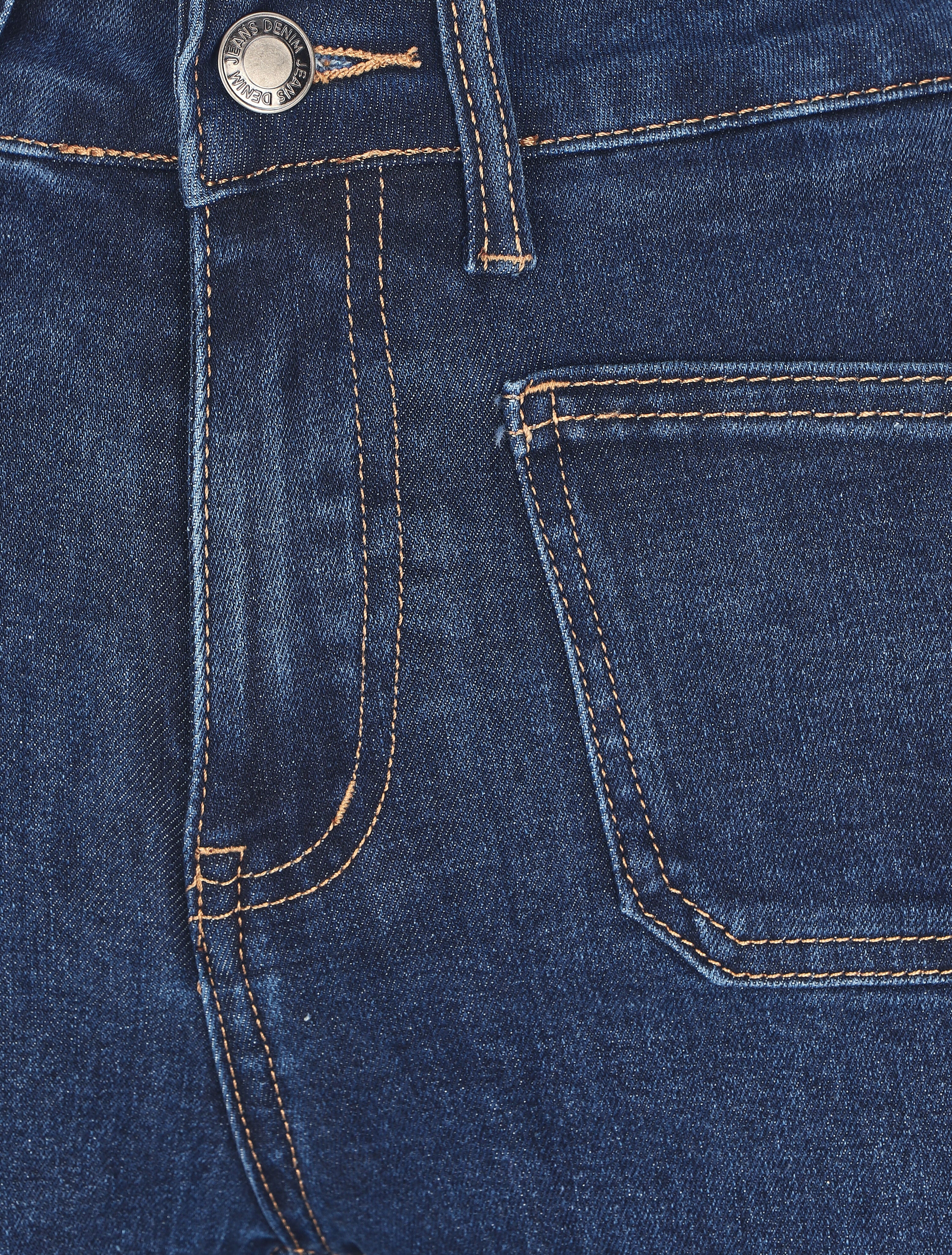 Bootcut jeans met zakken aan de voorkant - blauw - Image 3