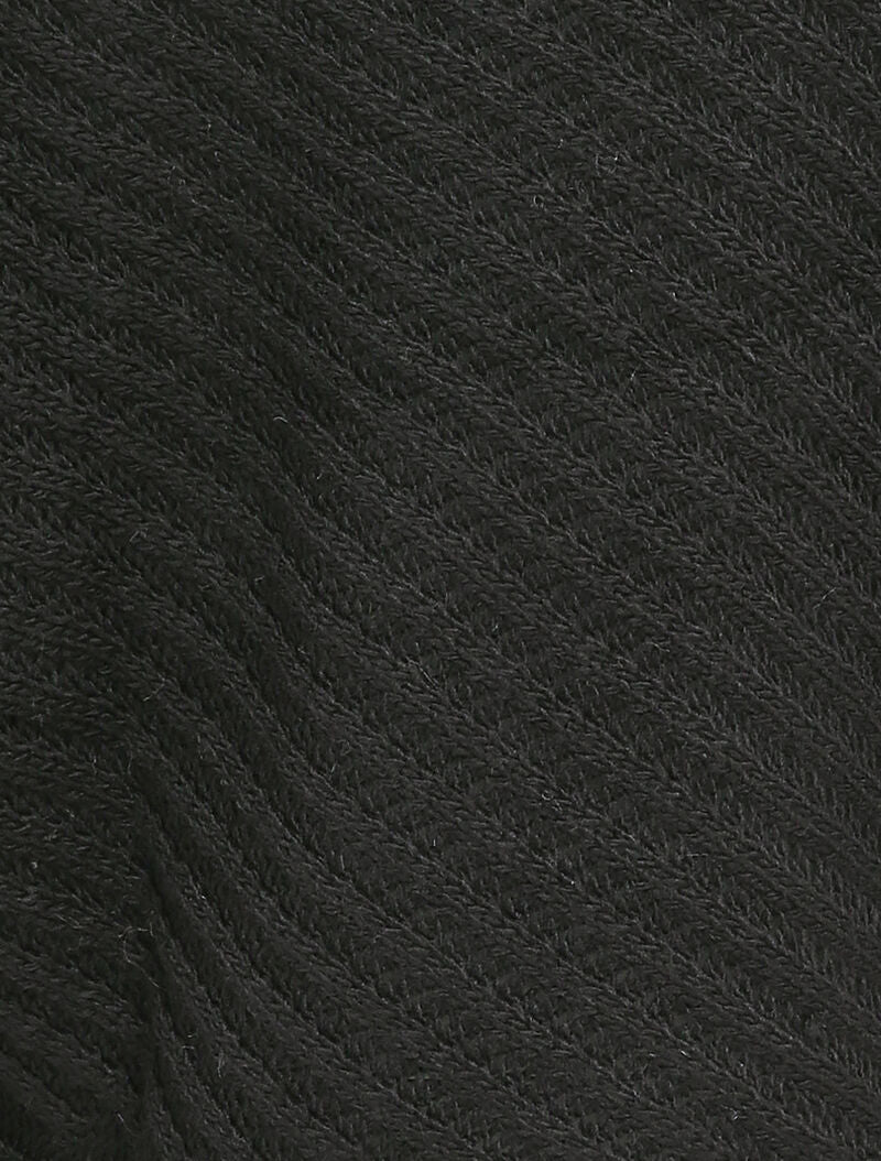 Bootskraag gestreepte tricot - Zwart - Image 3