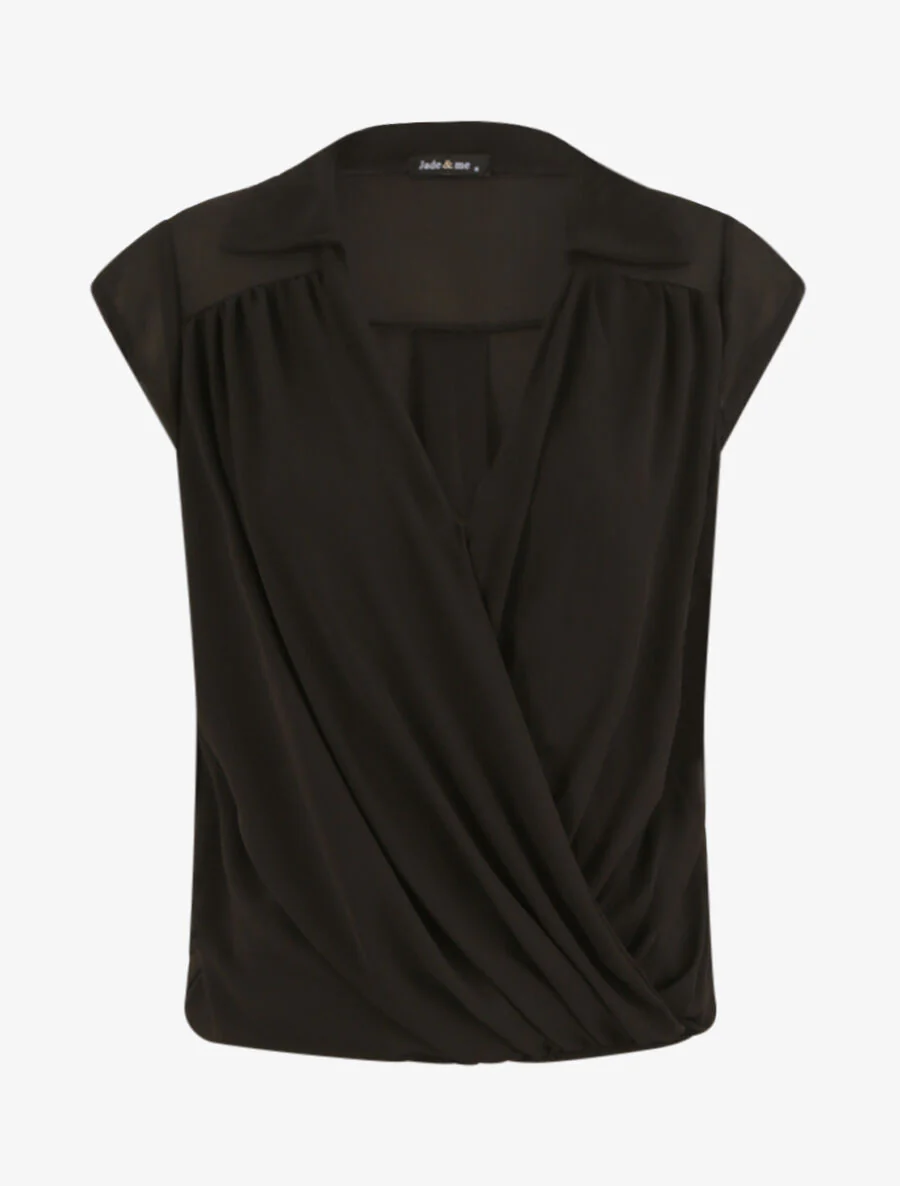 Bovenste elastische broek - Zwart