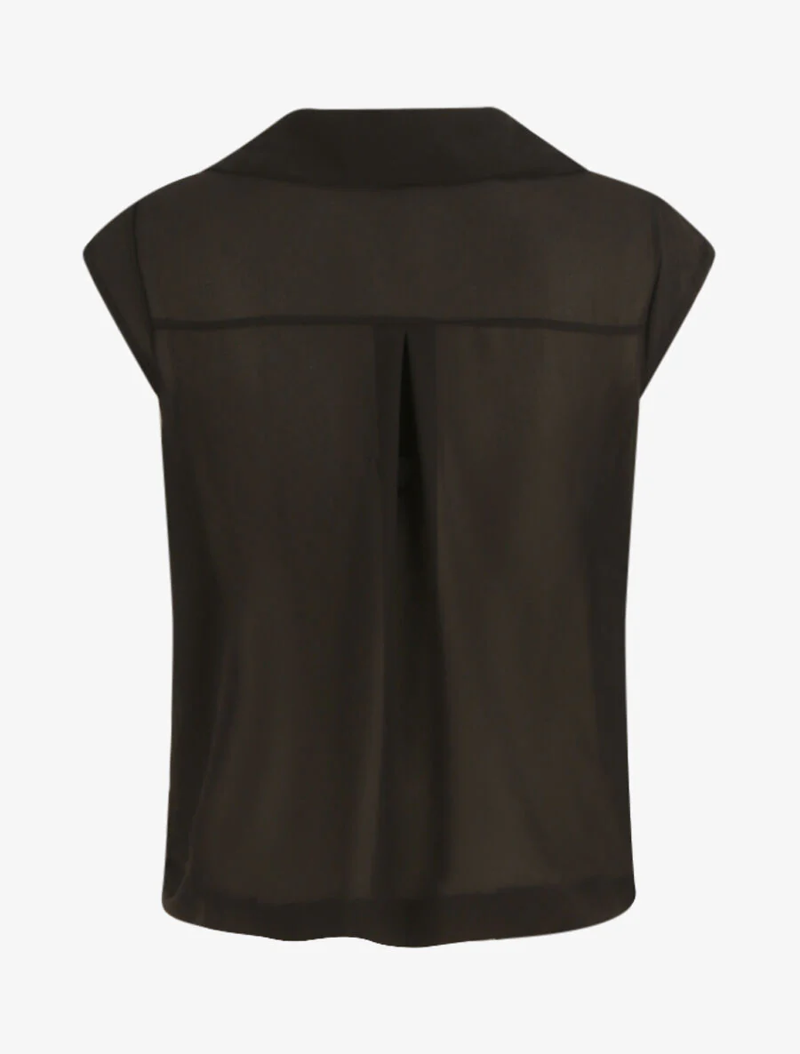 Bovenste elastische broek - Zwart - Image 2