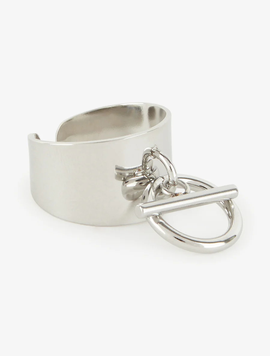 Brede ring met hanger sluiting T - Geld - Image 2