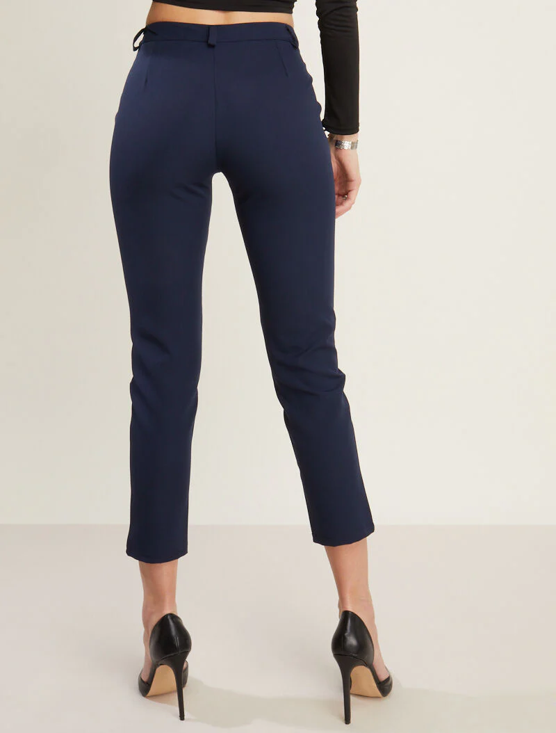 Broek 7/8 effen - marine - Image 2