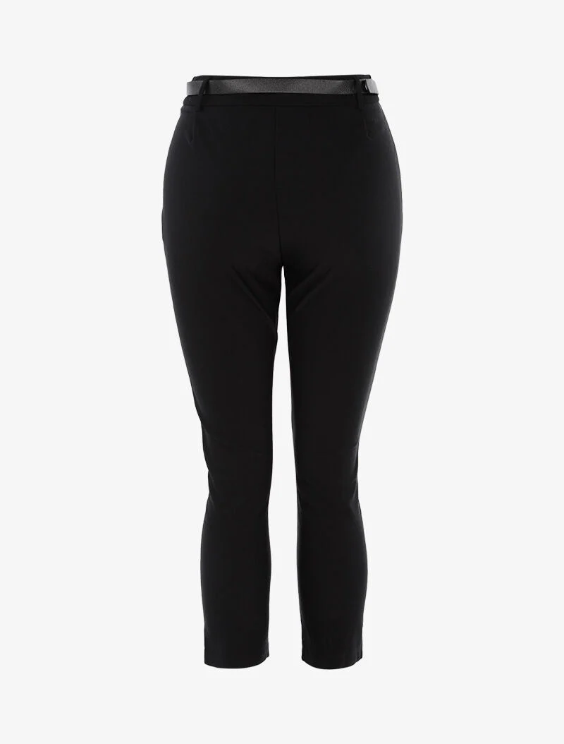 Broek 7/8 effen - zwart - Image 2