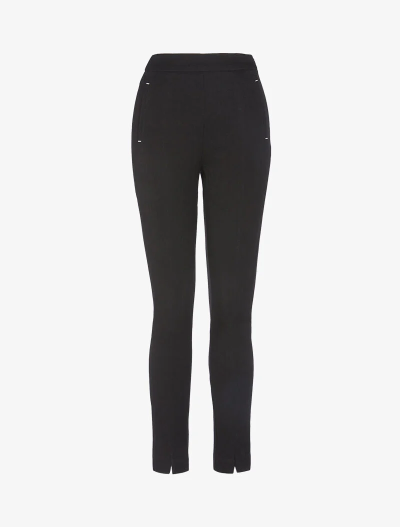 Ruime chino broek - zwart
