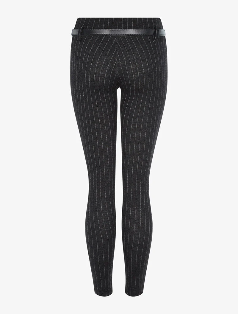 Broek met wol-effect - zwart - Image 2