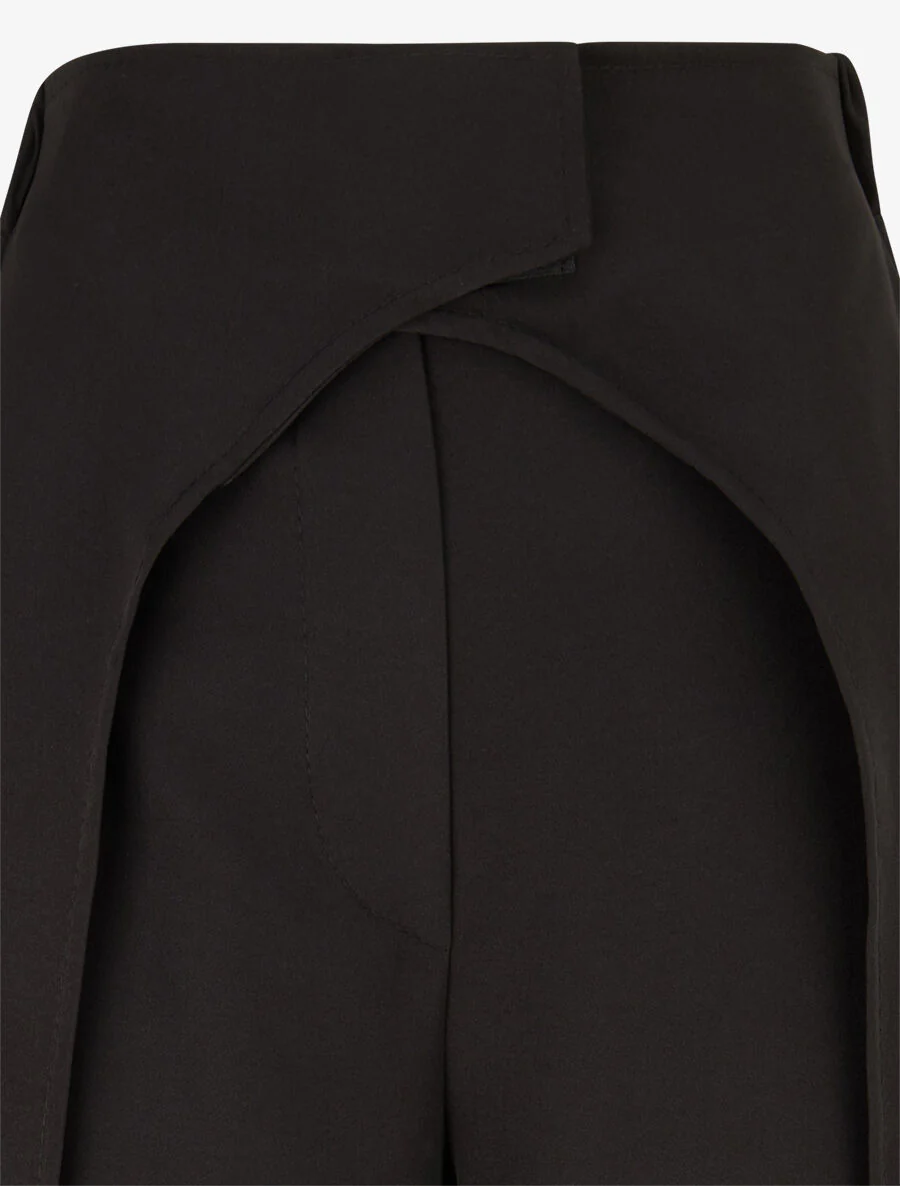Broek met grote overlappende panelen - Zwart - Image 3