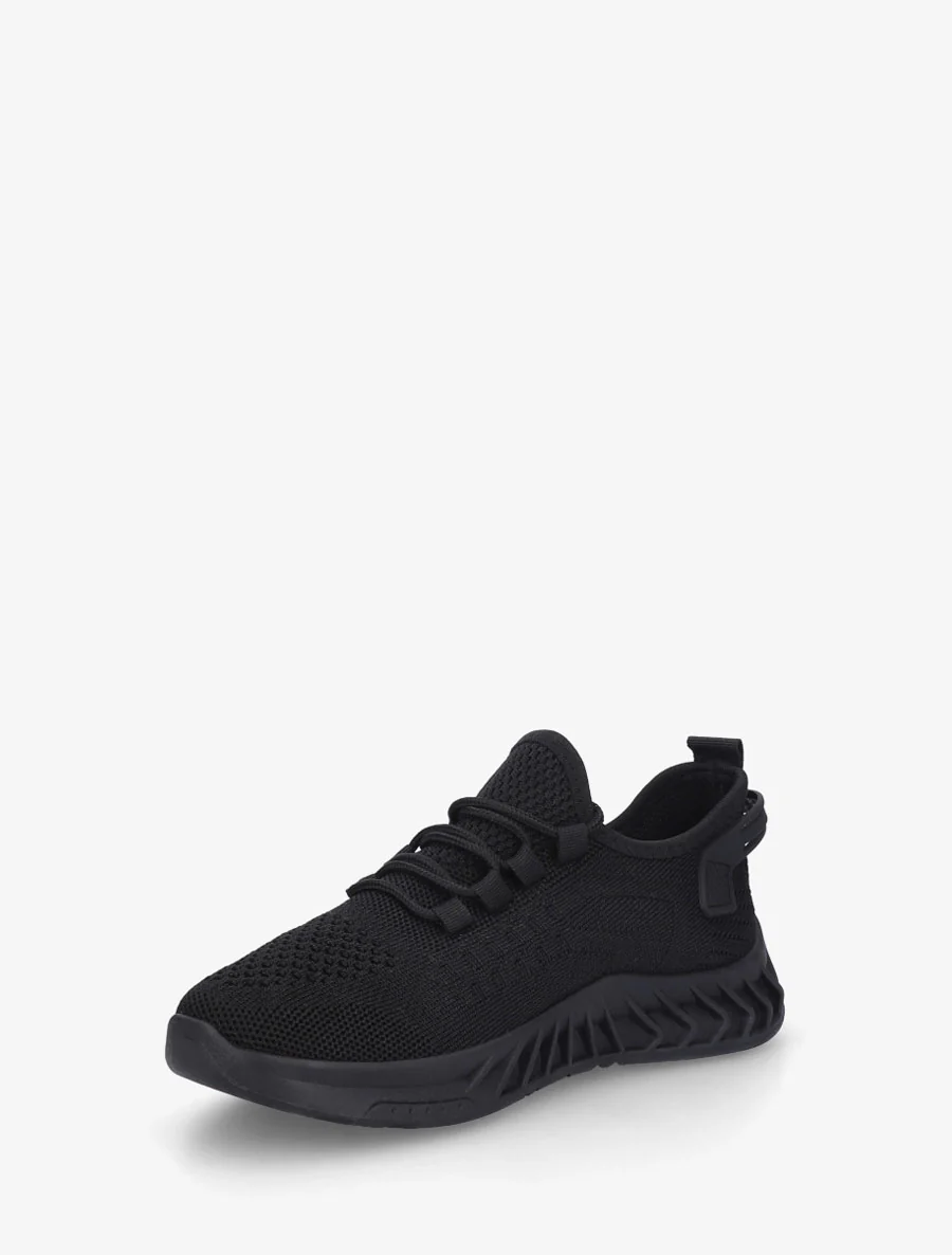 Canvas sneakers met tong - Zwart - Image 3