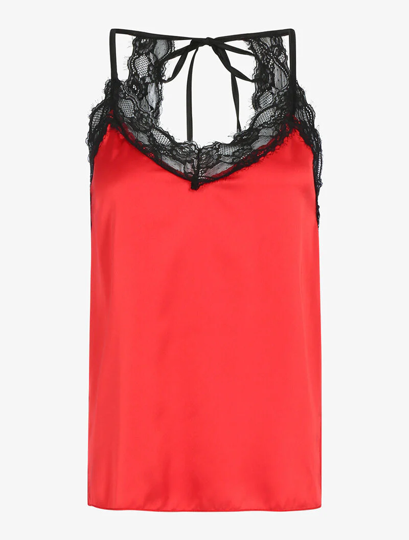 Racerback caraco - rood