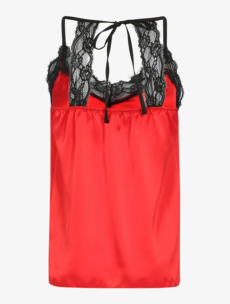 Racerback caraco - rood - Image 2