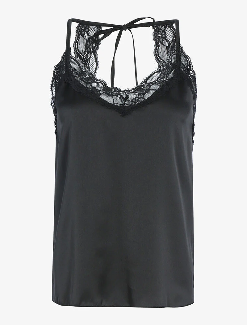 Racerback caraco - zwart