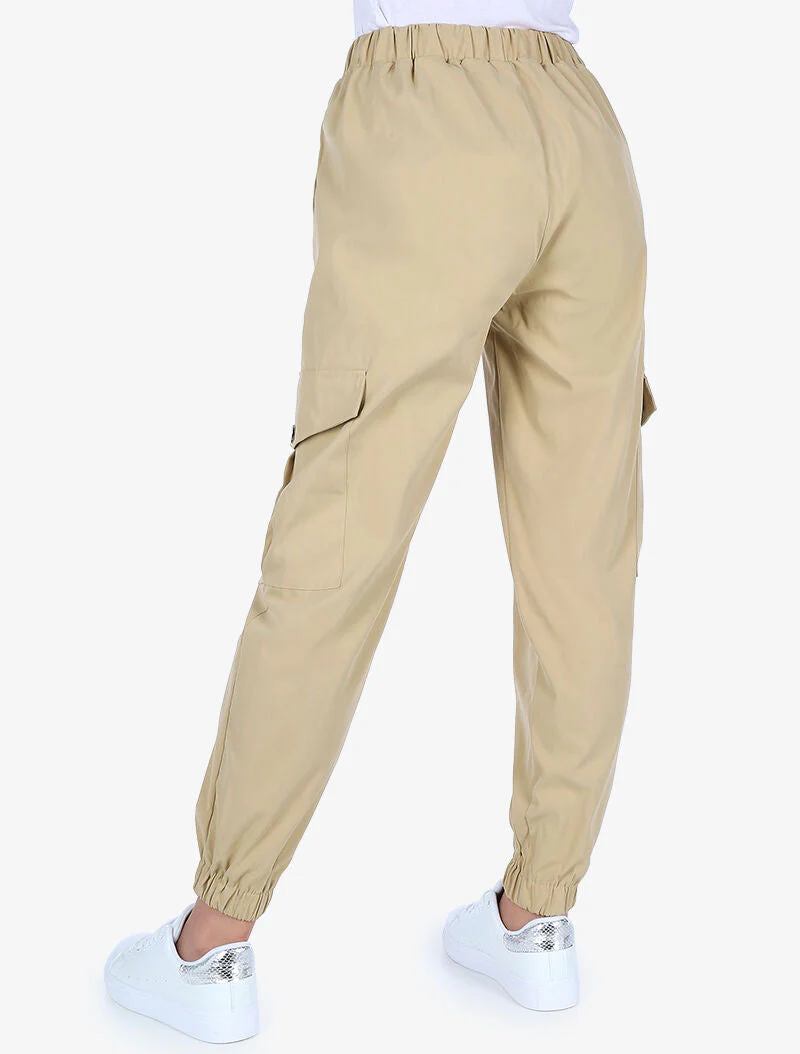 Cargo broek 7/8 - beige - Image 2