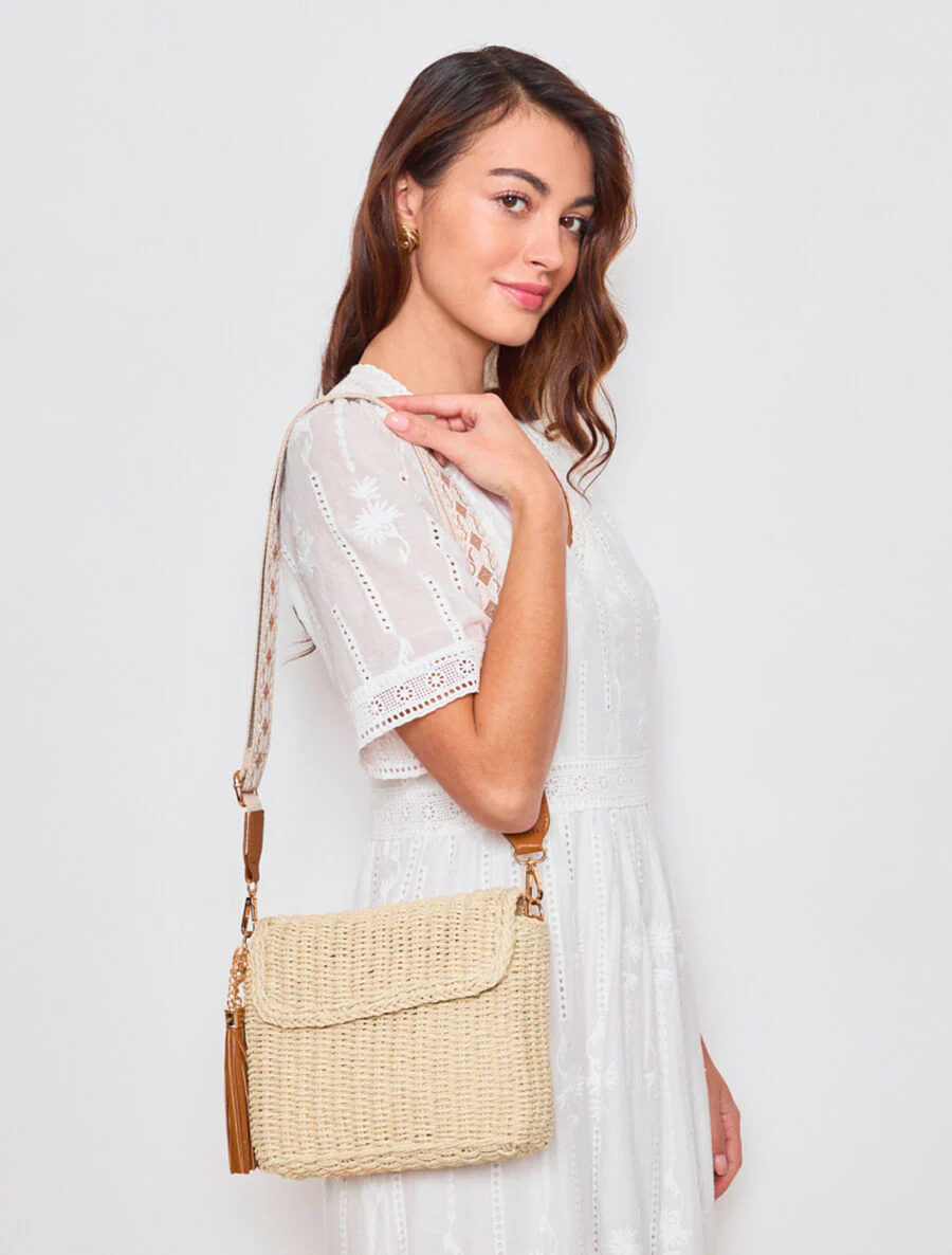 Carlota schoudertas - Beige